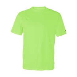 Badger Sport 4120 Adult B-Core Short-Sleeve Performance Top in Lime size Medium | Polyester BG4120