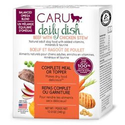 CARU Daily Dish Beef with Chicken Stew Wet Dog Food, 12 oz., Case of 12