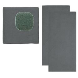 MUCloth & MUTowel 3pc Set by Mu Kitchen in Stainless