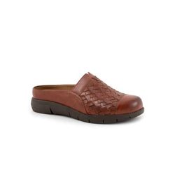 Wide Width Women's San Marcos Tooling Clog by SoftWalk in Rust (Size 11 W)