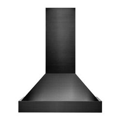 ZLINE 36 in. Black Stainless Steel Wall Mount Range Hood (BS655N-36) - ZLINE Kitchen and Bath BS655N-36