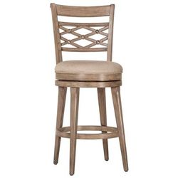 Hillsdale Furniture Chesney Wood Counter Height Swivel Stool, Weathered Gray - Hillsdale Furniture 5940-826A