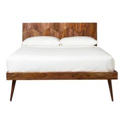 O2 BED QUEEN BROWN - Moe's Home Collection BZ-1021-24-0