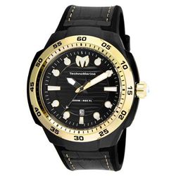 Open Box TechnoMarine Reef Sun Swiss Ronda 515 Caliber Men's Watch - 45mm Black (AIC-TM-515007)