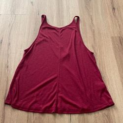 Free People Tops | Free People V-Back Tank | Color: Red | Size: S