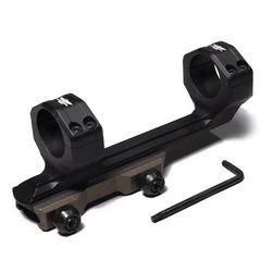 Christensen Arms Cantilever Scope Rings 0 MOA Black/Burnt Bronze 1in 810-00043-00