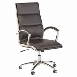 Somerset High Back Leather Executive Office Chair in Brown - Bush Furniture SETCH1701DBL-Z