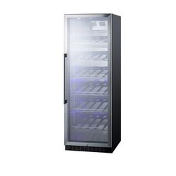 "24" Wide Single Zone Commercial Wine Cellar - Summit Appliance SCR1401CH"