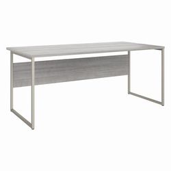 Bush Business Furniture Hybrid 72W x 36D Computer Table Desk with Metal Legs in Platinum Gray - Bush Business Furniture HYD172PG