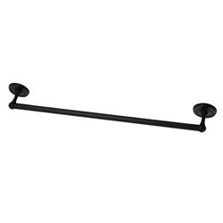 Kingston Brass BA311MB Classic 24-Inch Towel Bar, Matte Black - Kingston Brass BA311MB