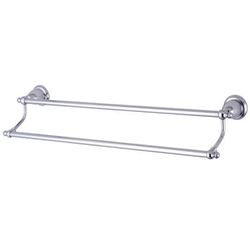 "Kingston Brass BA797318C English Vintage 18" Dual Towel Bar, Polished Chrome - Kingston Brass BA797318C"