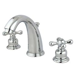 Kingston Brass KB981AX Victorian 2-Handle 8 in. Widespread Bathroom Faucet, Polished Chrome - Kingston Brass KB981AX