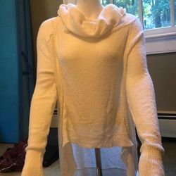 Free People Sweaters | Free People Cowl Neck Sweater | Color: Cream | Size: M