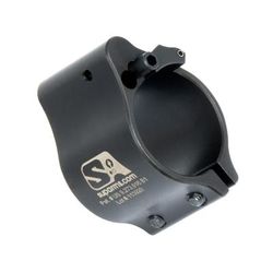 Superlative Arms Adjustable Bleed Off AR-15/AR-10 Gas Block .936in Clamp On Melonite Black SABO-DI-936CM