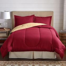 BH Studio Reversible Comforter by BH Studio in Garnet Taupe (Size QUEEN)