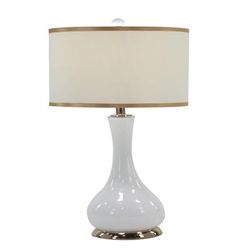 Gold Metal Traditional Table Lamp by Quinn Living in Gold
