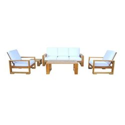 Capistrano 5-Piece Deep Seating Sofa Collection - Anderson Teak Set-142