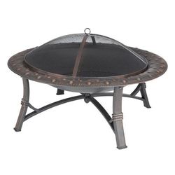 Roman Fire Pit by Fire Sense in Bronze