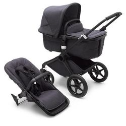 Bugaboo Fox3 Mineral Complete Stroller (One Box) - Black / Washed Black