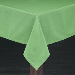 Wide Width AMETHYST TABLECLOTHS by LINTEX LINENS in Sand (Size 52" W 70" L)