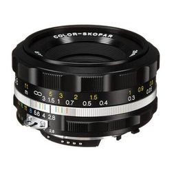 Voigtlander 28mm f/2.8 Color-Skopar SLIIs Lens for Nikon (Black Rim) BA306E