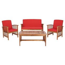 ROCKLIN 4 PC OUTDOOR SET - Safavieh PAT7007R