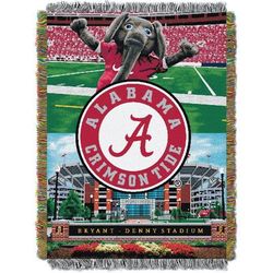 Alabama HFA Throw Blanket by NCAA in Multi