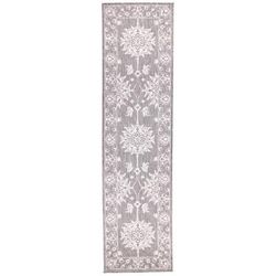 "Liora Manne Malibu Kashan Indoor/Outdoor Rug Silver 1'11" x 7'6" - Trans Ocean MAUR8822447"