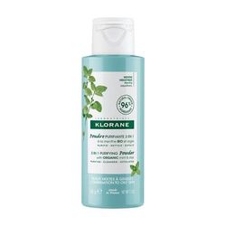 KLORANE Polvere Purificante 3 in 1 alla Menta BIO e all'Argilla 50 g S