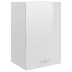 vidaXL Armadio Sospeso Bianco Lucido 39,5x31x60 cm in Truciolato