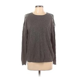 INC International Concepts Pullover Sweater: Gray Tops - Women's Size P Petite