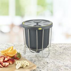 COUNTER TOP COMPOSTER by Polder in Green Grey