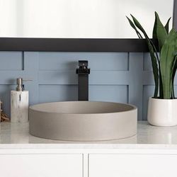 Randolph Morris Portland Collection 17 Inch Concrete Vessel Sink RMCZZ3-LG