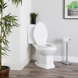 Randolph Morris Toro Elongated Two-Piece Corner Toilet RM939-CORNER