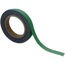 bande magnétique effaçable 20 mm x 10 m vert - manutan