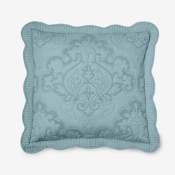 Amelia Euro Sham by BrylaneHome in Seaglass (Size EURO)