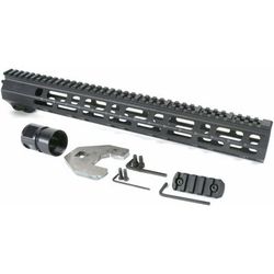 AT3 Tactical SPEAR M-Lok AR-15 Free Float Handguard 15 in Black AT3-MLOK-15