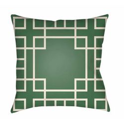 Karatay 20" Square Modern Pillow Moroccan Plush Off White/Dark Gray/Smoke/Gray/Neutral/Light Gray/Lunar Green/Fern Green/Nickel/Gray Outdoor Throw Pillow - Boutique Rugs