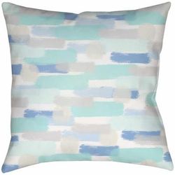 Ballyhaunis 14"L x 24"W Modern Pillow plush Silverton/Steel/Arctic Sky/Medium Gray/Pewter/Light Gray/Light Silver/Off White/Light Blue/Silver/Silver Gray Outdoor Lumbar Pillow - Boutique Rugs