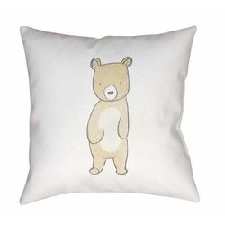 Inangatan 20" Square Cottage Pillow plush Off White/Dark Gray/Dark Gray/Cloud Gray/Gray/Light Silver/Pale Slate Outdoor Throw Pillow - Boutique Rugs