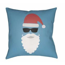 Lukatan 20" Square Modern christmas pillow Natural Blue/Lavender/Natural/Black White/Neutral/Light Silver/Blue Gray/Slate Blue/Beetle Blue/Clay/Camel Outdoor Throw Pillow - Boutique Rugs