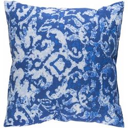 Constancia 20" Square Traditional Pillow plush Muted Blue/Lavender/Thatch Light Blue/Thatch Blue/Admiral Blue/Light Purple/Azure/Blue Gray/Slate/Blue/Marine Blue/Slate Blue Outdoor Throw Pillow - Boutique Rugs