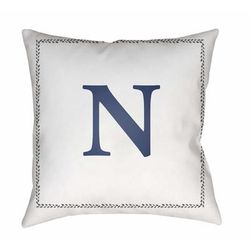 Whitecourt 20" Square Modern Pillow plush Off White/Dark Gray/Dark Gray/Neutral/Nickel/Light Silver/Pale Slate Outdoor Throw Pillow - Boutique Rugs