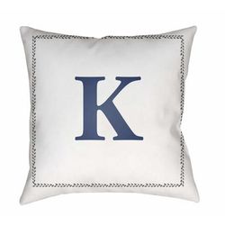 Beloeil 20" Square Modern Pillow plush Off White/Dark Gray/Dark Gray/Neutral/Nickel/Light Silver/Pale Slate Outdoor Throw Pillow - Boutique Rugs