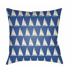 Uyugan 20" Square Modern Pillow plush Muted Blue/Off White/Slate/Cloud Gray/Gray Blue/Light Gray/Blue/Azure/Marine Blue/Slate Blue Outdoor Throw Pillow - Boutique Rugs