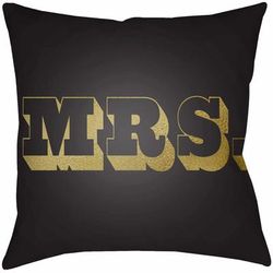 Carigara 14"L x 22"W Modern Pillow plush Black/Metallic Gold Outdoor Lumbar Pillow - Boutique Rugs