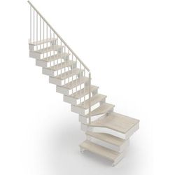 Misterstep - Escalier Quart Tournant - composity - Bois Blanc