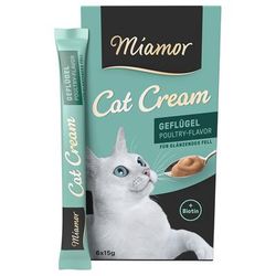 6x15g Crema al Pollame Miamor Cat Snack per gatti