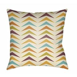 Alupay 18" Square Modern Pillow plush Burgundy/Burnt Orange/Cream/Saffron/Seafoam/Mustard/Sage Outdoor Throw Pillow - Boutique Rugs