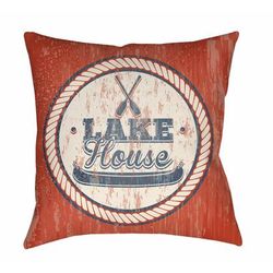 Carrigaline 18" Square Modern Pillow plush Off White/Brown/Dark Gray/Medium Brown/Nickel/Pearl/Garnet/Brick Red/Dark Coral/Natural/Clay/Dark Brown/Camel Outdoor Throw Pillow - Boutique Rugs